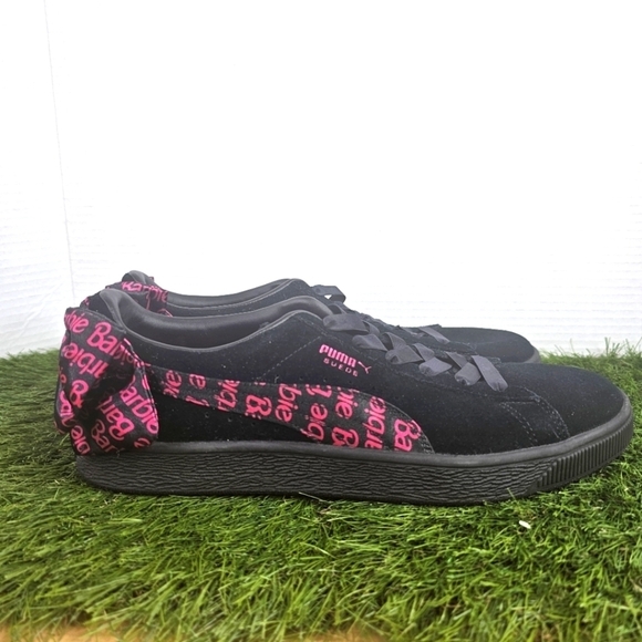 Puma x Barbie Black and Pink Sneakers - Picture 3 of 10